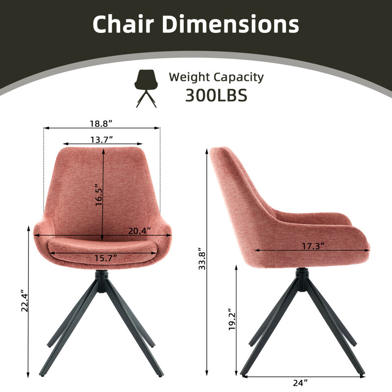 Marranda 19.2'' H Upholstered Metal Armchair, Red