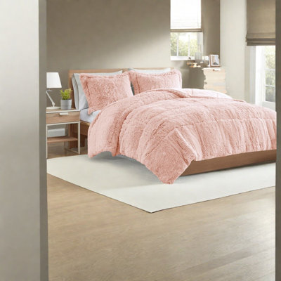 Ultra Soft Polyester Twin Bedding Sets, Modern Shaggy Comfort For Home