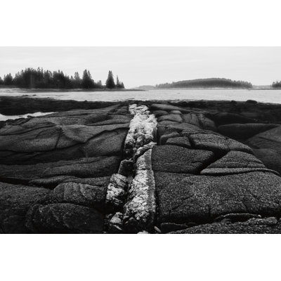 Fissures In Maine by Aledanda - No Frame Print on Canvas