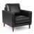 Black Genuine Leather