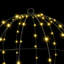 Vidaxl Ball With 192 Leds 2 Pcs Warm White 40 Cm Metal