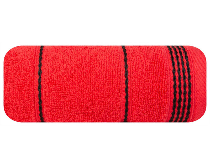 Homeira Midweight Jacquard Hand Towel, Red