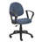 Jea Swivel Posture Chair, Loop Arms, Blue Tweed, Rolling Wheels-117561194
