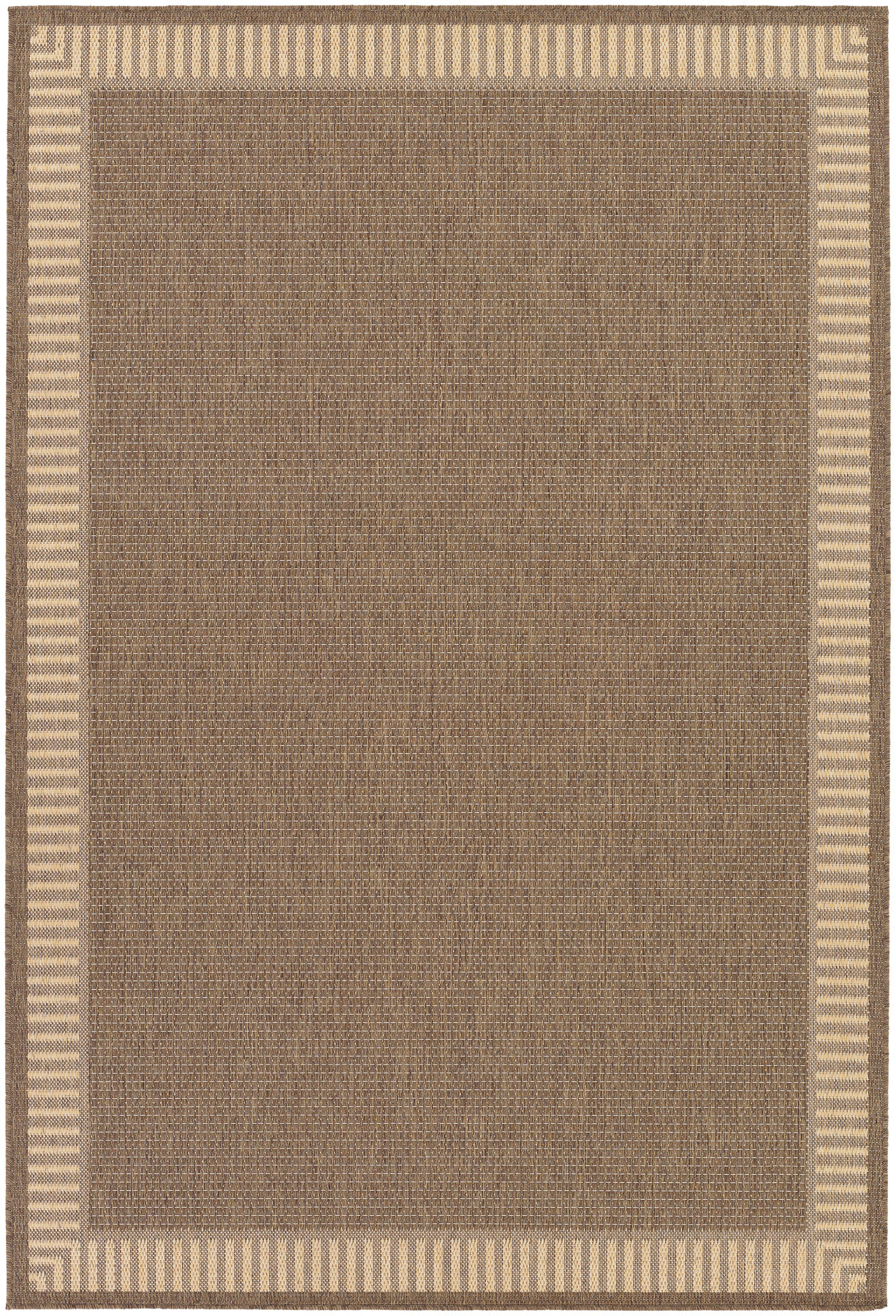 Latitude Run® Fierce Vimini Brown-Tan Indoor/Outdoor Area Rug | Wayfair