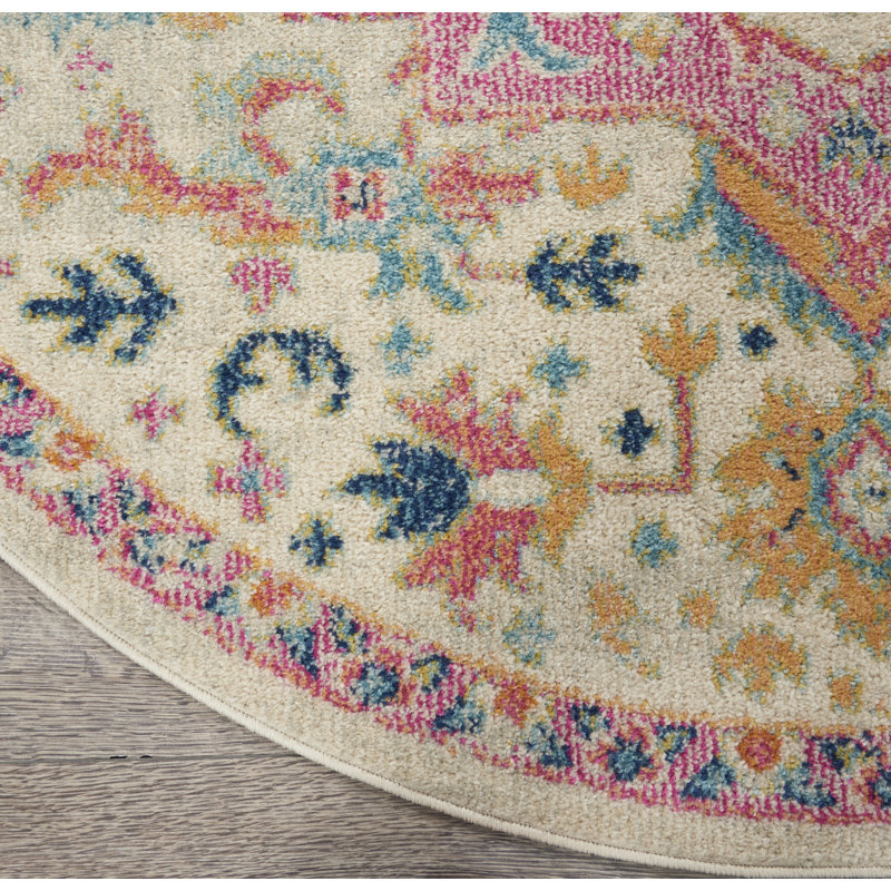 Oriental Indoor Rug, Round 8'
