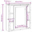 Armoire de salle de bain vidaXL-97839766
