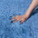 Shag Area Rugs, Haze Blue Fluffy Rug for Living Room, Non-Slip Shag Carpet for Bedroom Nursery Kids Play Room Dorm Office