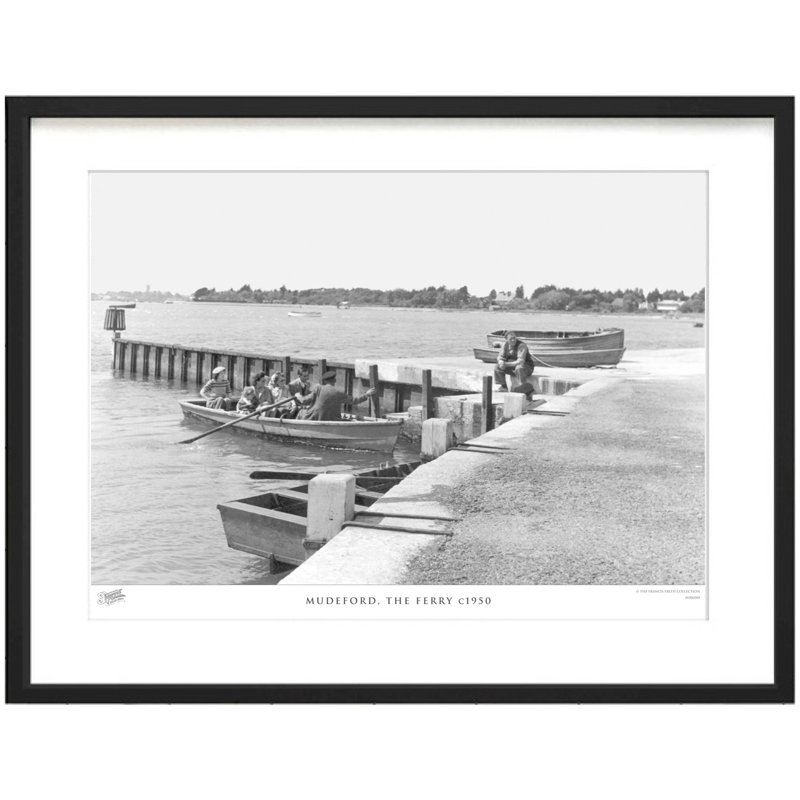Mudeford, The Ferry C1950 by Francis Frith - Single Picture Frame Print, 60cm H x 80cm W x 2.3cm D