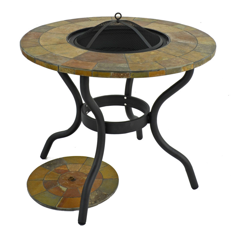 Bayfield Garden Stone Mosaic Fire Pit Table