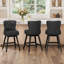 Tabouret de comptoir pivotant 26 po Zorla-330407067-330407070