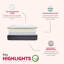 14 In. Hybrid Plush Foam Mattress - Full, Soft Polyester Knit Cover, Multi-Layer Foam Mattress