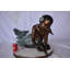 A Little Mermaid Holding A Shell Bronze Statue Fountain Size: 15" X 37" X 20"H