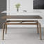 Home rock plate dining table and chair set-107132950