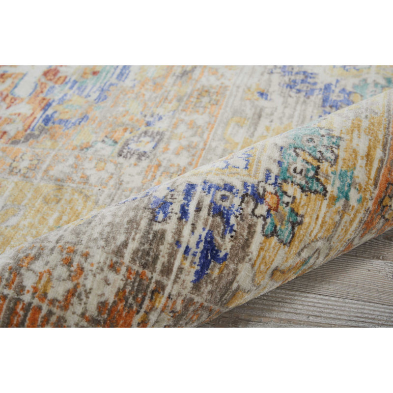 Tapis d'intérieur crème Devan, Rectangle 3 pi 11 po x 5 pi 11 po