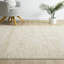 Tapis abstrait en polyester sculpté abstrait / crème / doré-1927107178-1931771945