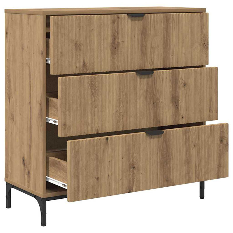 79.5cm Sideboard, Artisan Oak