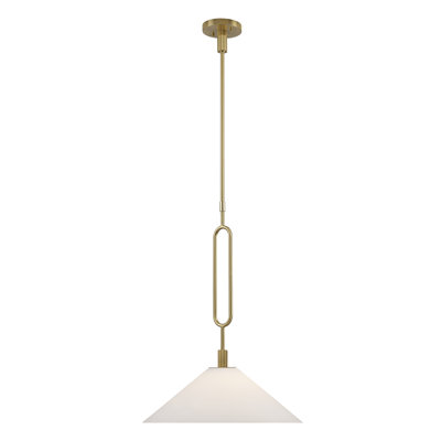 Cartley 1 - Light Modern Pendant with Opal Glass
