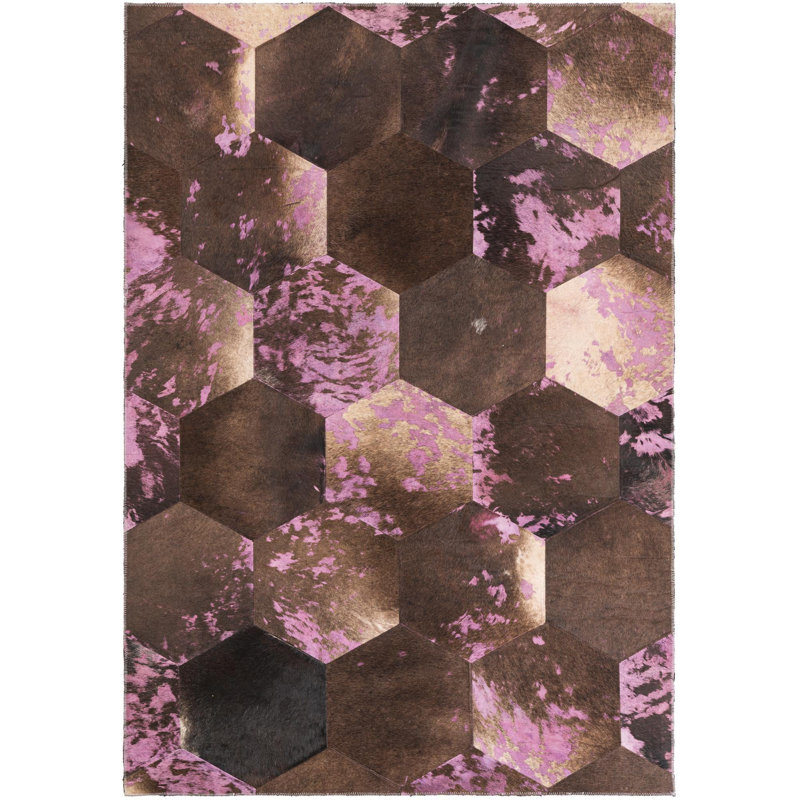 Tapis brun foncé Orlowski
