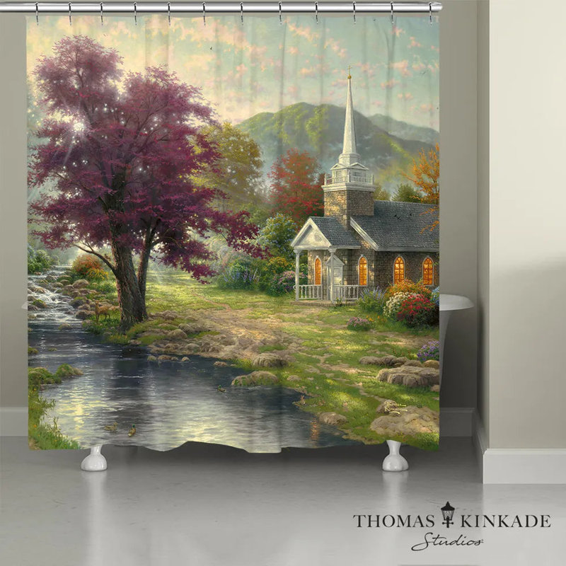 Rideau de douche Thomas Kinkade