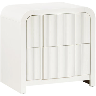 Table de chevet en bois massif Ishana