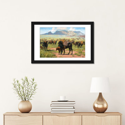 « rites of the plains », impression sur toile