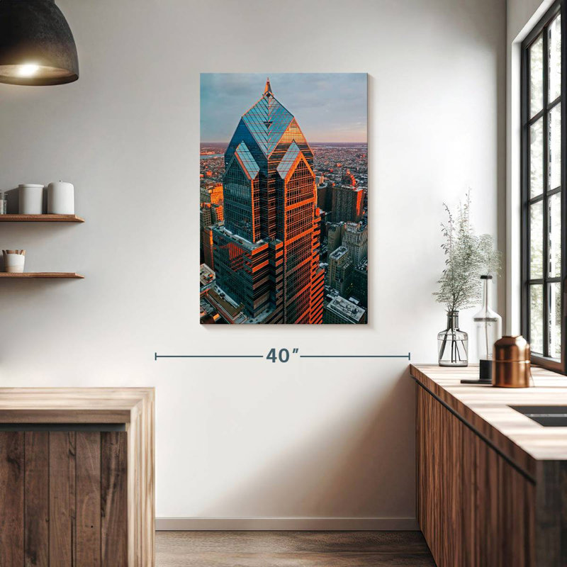Liberty Place Skyscraper, 39" H x 26" W