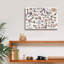 Art mural Wade Logan® «Mid Century 1 Blush» par Cheryl Warrick