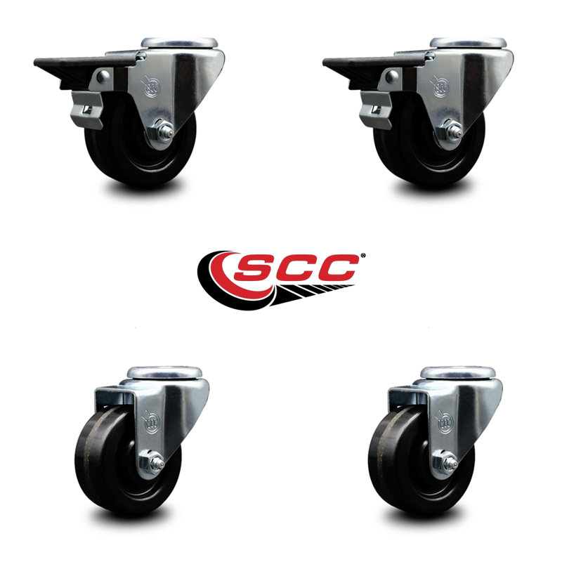 4-Piece Phenolic Caster Set