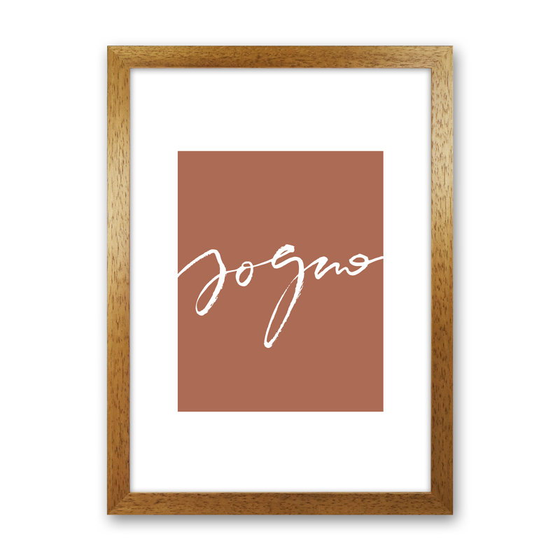 Sogno - Print, Oak Frame, 34cm H x 25cm W x 3cm D