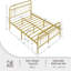 Structure de lit plateforme en métal avec tête de lit et pied de lit Dravin-1025747727-1013541971