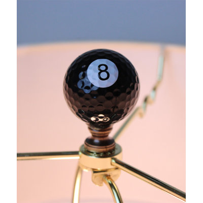 8-Ball Billiard Lamp Finial