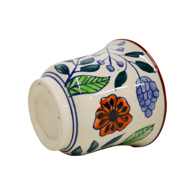 Home&Manor Ceramic Planter Multicolor