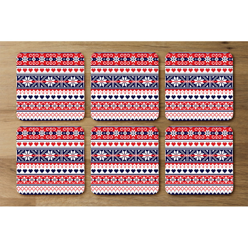 Square 6 Piece Coaster Set