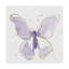 « gilded papillons ii lavande », reproduction de peinture à l’acrylique sur toile tendue-29766025