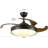 Carlhenry 42Inch Modern Retractable Ceiling Fans LED Light with Remote Control-1986901617
