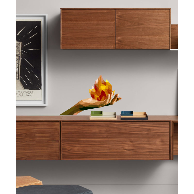 Abstract Wall Decal, 10" H x 15" W