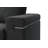 Gianna Black Linen Fabric Arm Chair-1798556905