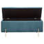 Baringer Velvet Upholstered Bench with Flip Top-1151232897