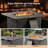 Drazen 5 - Person Patio Furniture Set With Fire Pit Table, All-Weather Wicker Outdoor Conversation Set With Chair And Thick Cushions-1541070966-1541070964-1541070960