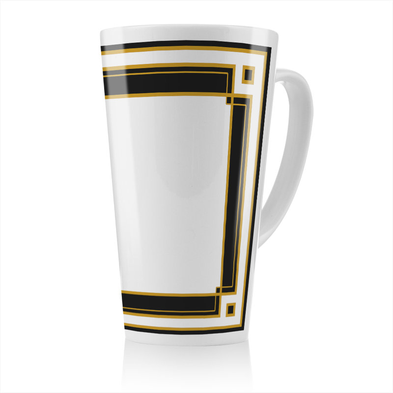 Art Deco Latte Mug