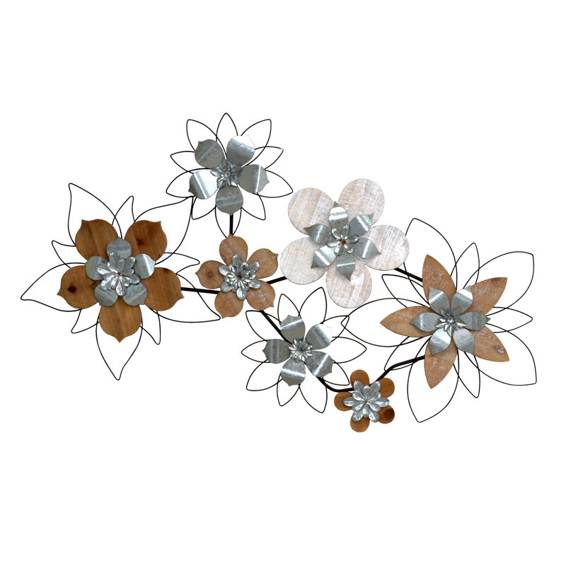 Plants & Flowers Wall Decor on Metal