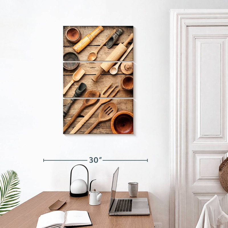 Senne Wooden Kitchenware, 32" H x 20" W