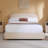 Queen Upholstered Platform Bed With Adjustable Headboard, Chenille Fabric Hydraulic Lift Storage Bed with Dust Resistant Cover-1700429415-1708918106