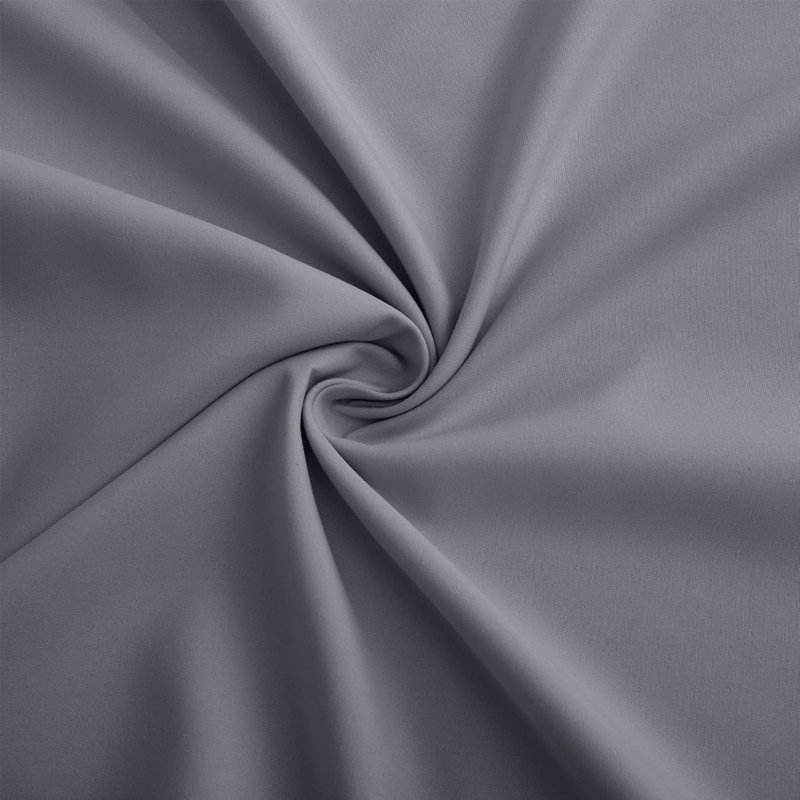 Super Soft Egyptian-Quality Cotton Brushed Flat Sheet, Grey, King Flat Sheet
