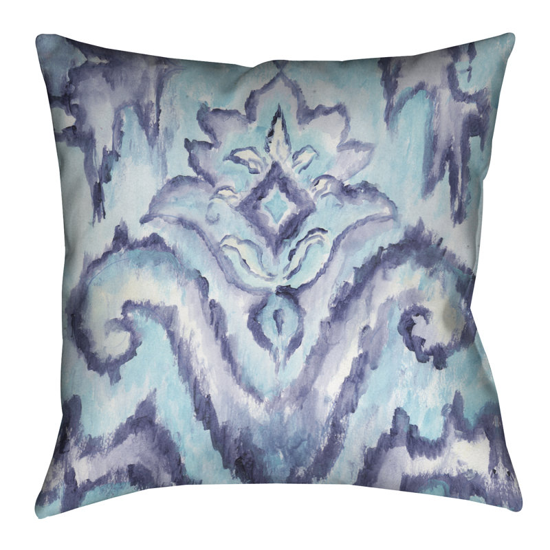 Coussin décoratif Coral, Indigo/Mauve