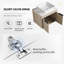 Ensemble de meuble-lavabo simple 23,6 avec comptoir Emilka