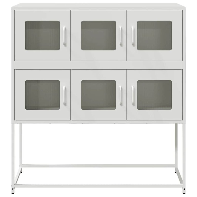 Sideboard 100.5X39x107 Cm Cold-Rolled Steel, White