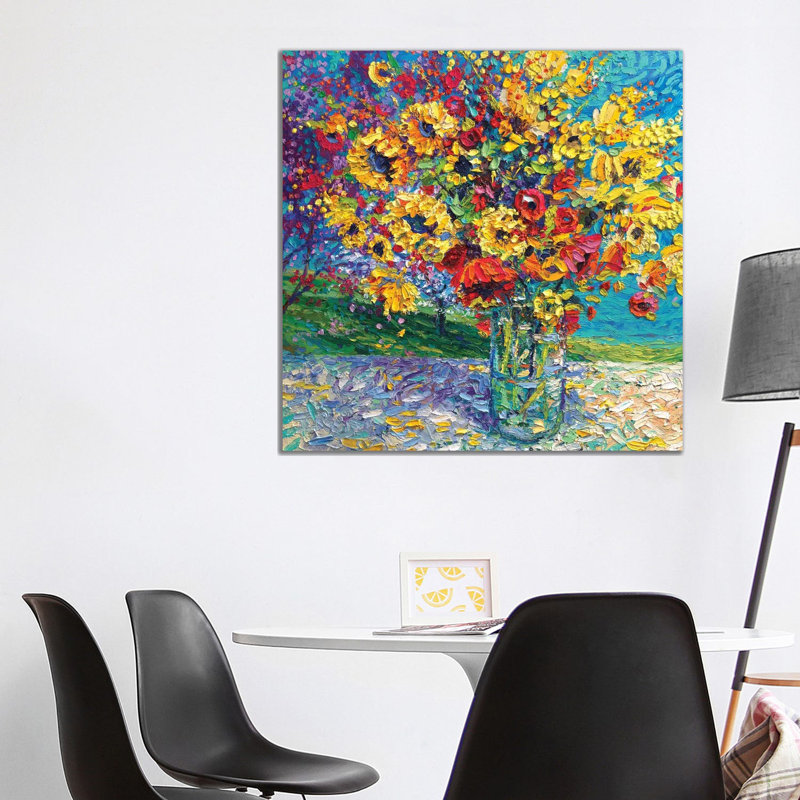 Iris Scott - Wrapped Canvas Print, 93.98 cm H x 93.98 cm W x 3.175 cm D