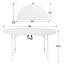 Table 11 pièces pliable en demi-table-111836000-111836001