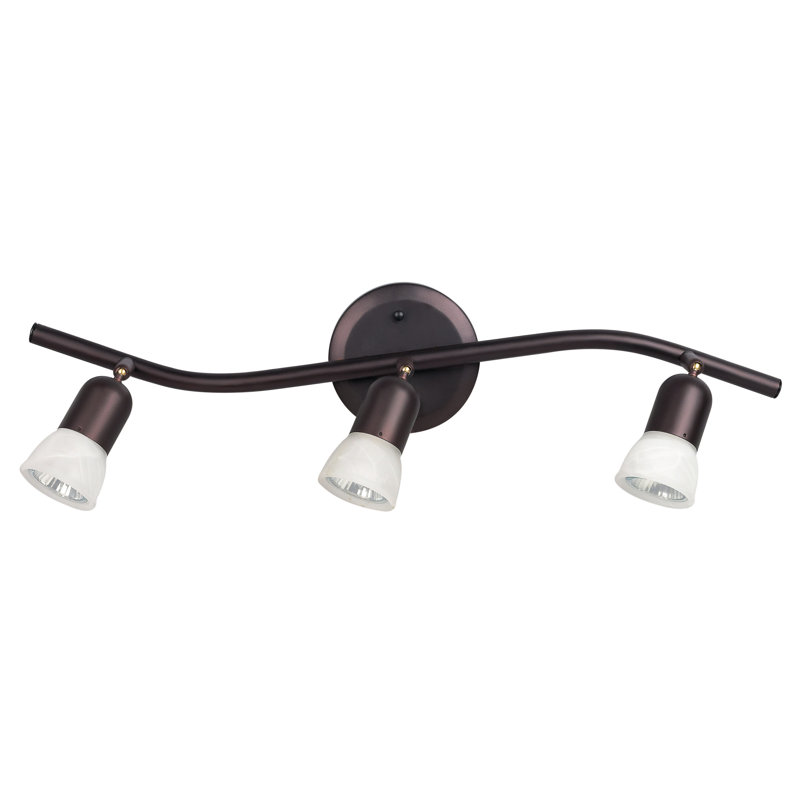 Éclairage pour meuble-lavabo 3 lumières Adira, Bronze huilé